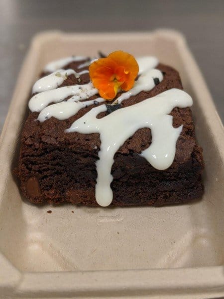 Check out this awesome healthy to-go dessert from Organically Twisted! An über delicious brownie made to be gluten free and with extra love!